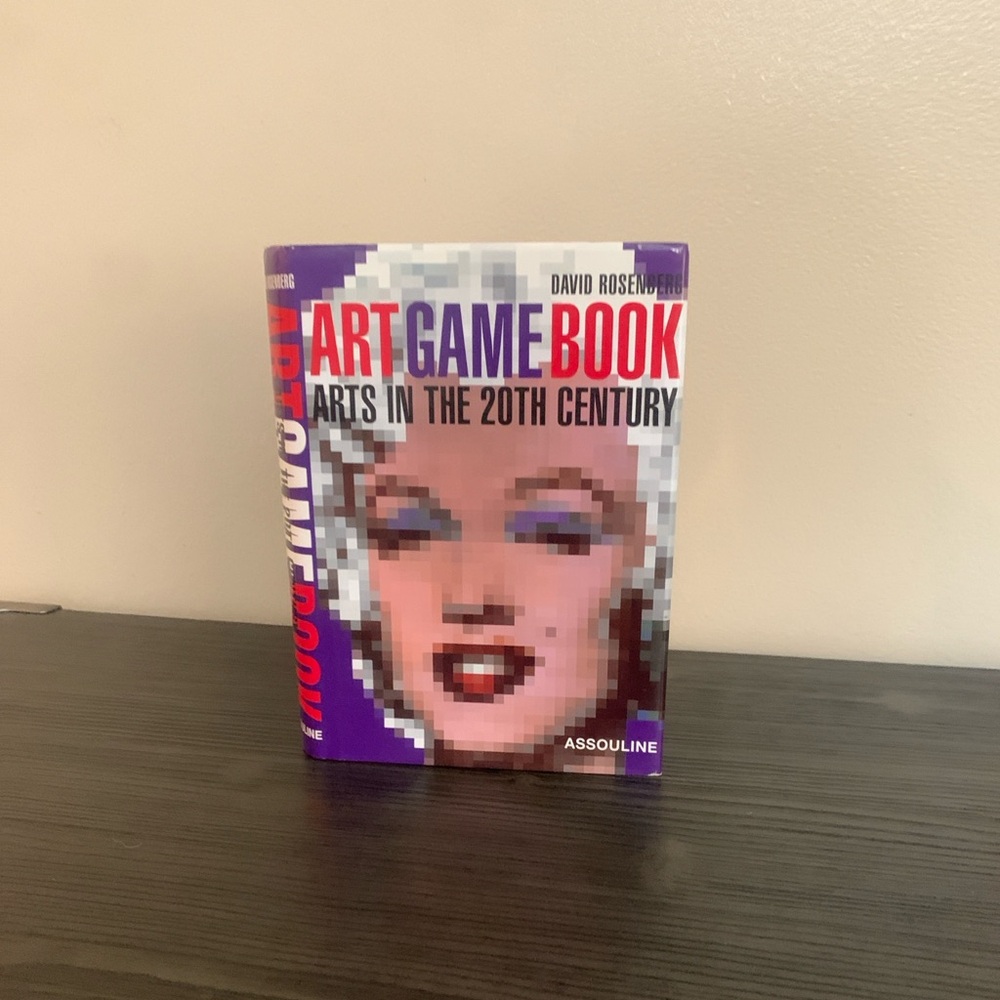 Assouline Art Game Book with Purple and Red Cover 630